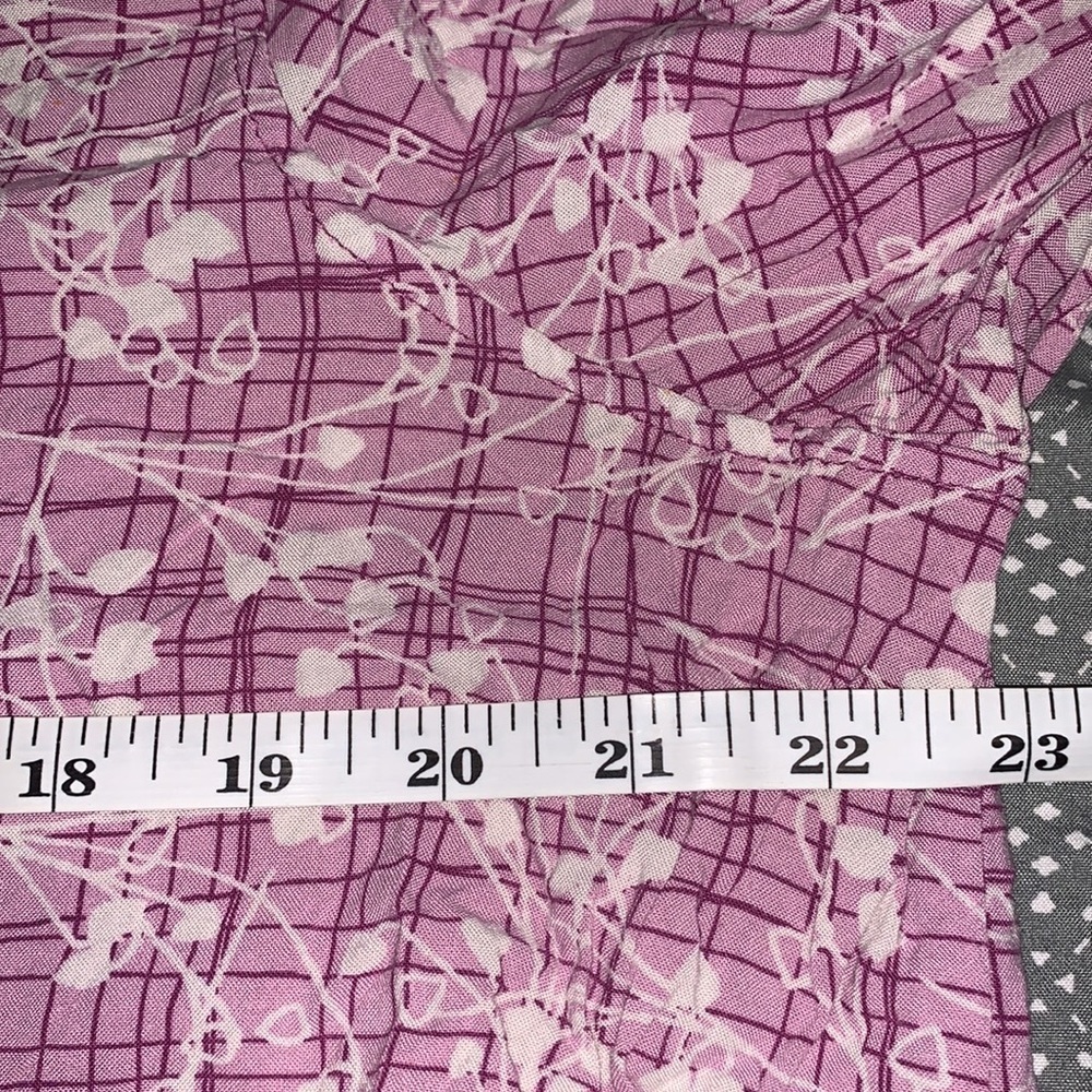 WOMAN WITHIN 3/4 Sleeve-Henley Style-Floral Tunic. Size L 18/20 - Picture 8 of 8